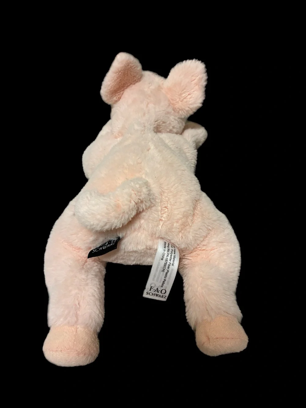 FAO Schwartz Plush Pig  - Soft Pink Soft Plush CUTE